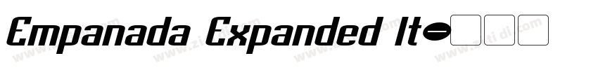 Empanada Expanded It字体转换